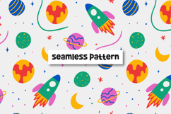 Space pattern. Space background. Product Image 1