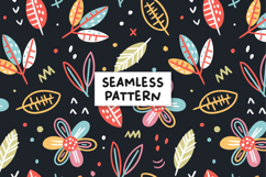 Hand drawn floral pattern. Floral seamless pattern. Product Image 1