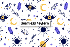 Mystical pattern. Magical seamless pattern. Product Image 1