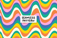 Groovy pattern. Retro Seamless Pattern Product Image 1