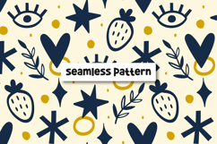 Seamless Pattern. Digital paper. Eyes pattern Product Image 1