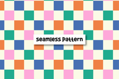 Retro pattern. Chess board pattern. Repeat pattern Product Image 1