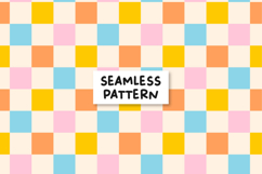 Retro pattern. Chess board pattern. Repeat pattern Product Image 1