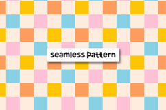 Retro pattern. Chess board pattern. Repeat pattern Product Image 1
