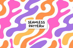 Groovy pattern. Groovy background. Abstract pattern Product Image 1
