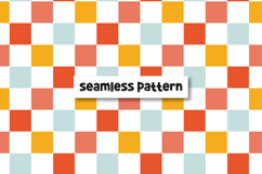 Retro pattern. Chess board pattern. Repeat pattern Product Image 1