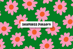 Floral pattern. Retro pattern. Floral vintage pattern Product Image 1