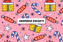 Christmas seamless pattern. Christmas digital paper. Product Image 1