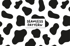 Cow seamless pattern. Cow print. Coe texture. Product Image 1