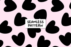 Hearts seamless pattern. Love seamless pattern. Hearts paper Product Image 1