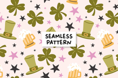 St Patrick seamless pattern. St Patrick background Product Image 1