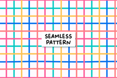 Grid seamless pattern. Grid digital paper Product Image 1