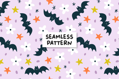 Halloween pattern. Bat seamless pattern. Halloween print Product Image 1