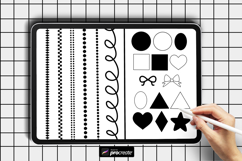 BASIC Essential Brushes for Procreate | Patterns &amp; Stamps Product Image 3