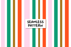 Stripes pattern. Christmas pattern. Stripes digital paper Product Image 1
