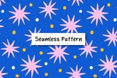 Stars seamless pattern. Stars digital paper Product Image 1