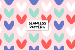 Heart pattern. Love background Product Image 1