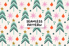 Christmas seamless pattern. Christmas digital paper Product Image 1