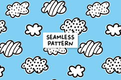 Clouds Pattern Clouds Digital Paper Sky Pattern Product Image 1