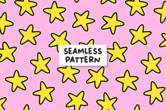 Stars Digital Paper Stars Seamless Pattern Stars background Product Image 1