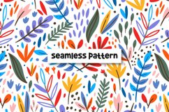 Tropic leaves pattern. Floral background. Floral pattern Product Image 1