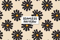 Abstract Floral Seamless Repeat Pattern Floral Pattern Product Image 1