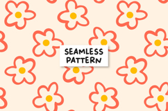 Flower Seamless Pattern Floral Repeat Pattern Product Image 1