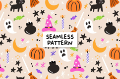 Halloween seamless pattern. Halloween digital paper. Product Image 1