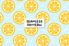 Lemons Seamless Pattern Lemons Digital Paper Lemons Pattern Product Image 1