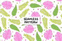 Tropical Leaves Pattern Palm Leaves Pattern Summer Pattern Product Image 1