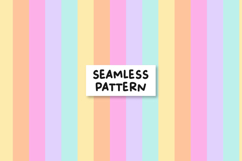 Pastel Stripes Pattern Spring Stripes Background Summer Product Image 1