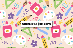Back to School Seamless Pattern Back To School Pattern Product Image 1