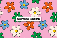 Retro Floral Pattern Spring Digital Paper Product Image 1