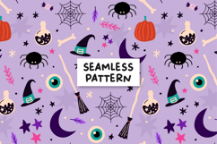 Halloween pattern. Halloween background. Holloween design Product Image 1