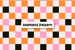 Halloween Checkered Pattern Checkered Background Product Image 1