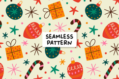 Christmas Seamless Pattern Christmas Background Product Image 1