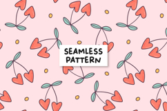 Cherries Pattern San Valentines Cherry Background Product Image 1