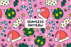 Christmas Seamless Pattern Winter Christmas Background Product Image 1