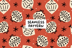 Christmas Decorations Background Christmas Pattern Product Image 1