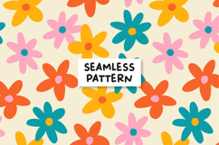 Floral Seamless Pattern Flowers Background Floral Product Image 1