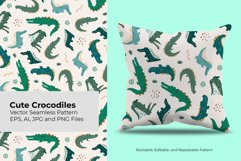 Cute Crocodiles | Seamless Pattern Product Image 1