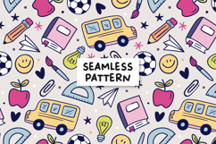 Back To School Background Back To School Pattern Product Image 1