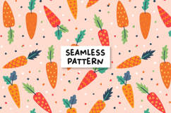 Carrot seamless pattern. Carrots background. Carrot pattern Product Image 1