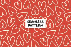 San Valentines Background Love Seamless Pattern Product Image 1