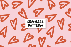 San Valentines Bavckground Love Seamless Pattern Product Image 1