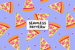 Pizza Pattern Pizza Background Product Image 1
