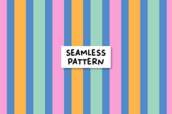Summer Stripes Pattern Colorful Stripes Background. Product Image 1