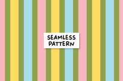 Spring Stripes Pattern Easter Stripes background Product Image 1