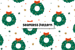 Christmas seamless pattern. Christmas pattern. Product Image 1