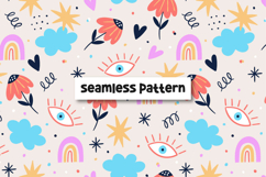 Spring seamless pattern. Spring background. Product Image 1